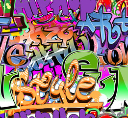 Urban art. Grunge graffiti hip-hop design - 36210090