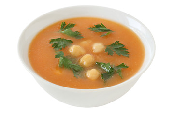 Soup with chick-pea