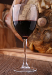 red wineglass