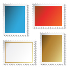 Vector stamp stickers