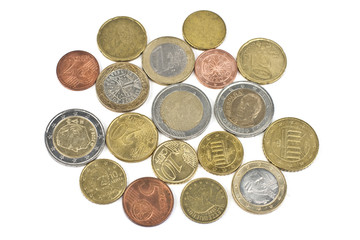 euro coins