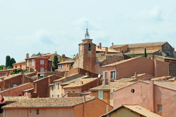 Obraz premium Roussillon town in Provence region, France