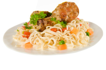 chicken and noodle