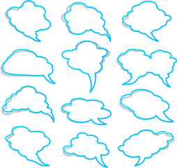 Speech notification paper frames.