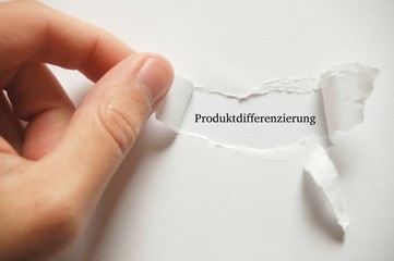 Produktdifferenzierung