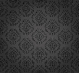 Hintergrund Tapete Ornament Muster schwarz