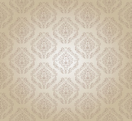 Hintergrund Tapete Ornament Muster beige