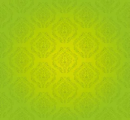 Hintergrund Tapete Ornament Muster grün © sunt