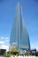Obraz premium business crystal skyscraper