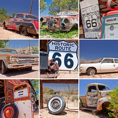 Route 66 collage