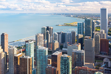 View of Chicago from Hancock Center