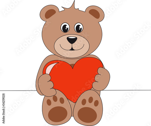 "teddy mit herz" Stockfotos und lizenzfreie Vektoren auf Fotolia.com