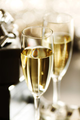 silver christmas card