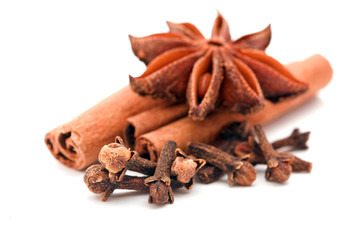 cloves, cinnamon and anise