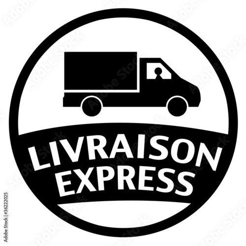 "Livraison express  rapide" photo libre de droits sur la banque d