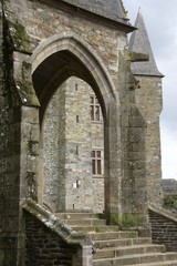Fototapeta na wymiar szkło zamek w Bretanii