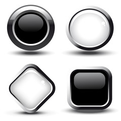 Vector web buttons