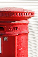 Part of postbox.