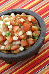 fresh pico de gallo or salsa fresca