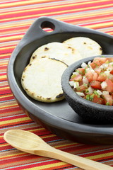fresh pico de gallo or salsa fresca