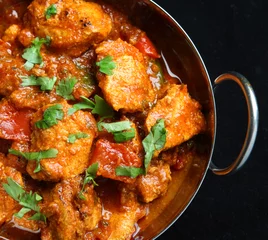Abwaschbare Fototapete Indian Chicken Jalfrezi Curry © Joe Gough