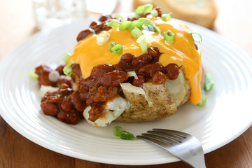 Baked Potato with Chili