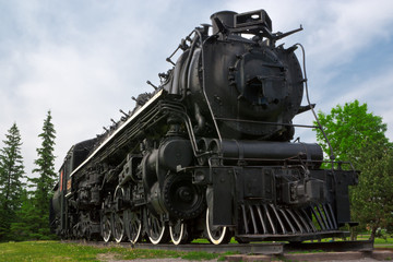 Historic Steam Powered Freight Train