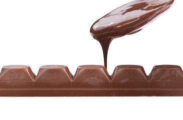 Derramando el chocolate