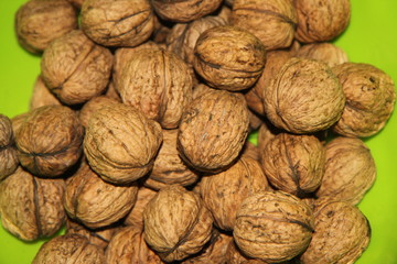 Walnuts from above