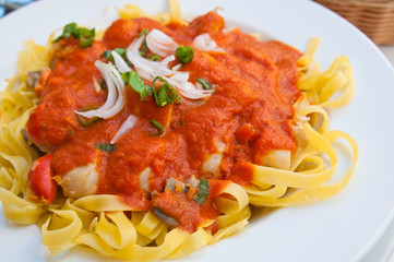 Italian meat sauce noodles