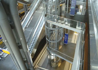 inside central station of Berlin