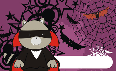 raccoon baby cartoon halloween backgroundcs