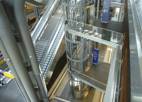 inside central station of Berlin