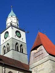 Fototapeta na wymiar Münster St. Nikolaus in ÜBERLINGEN / Bodensee
