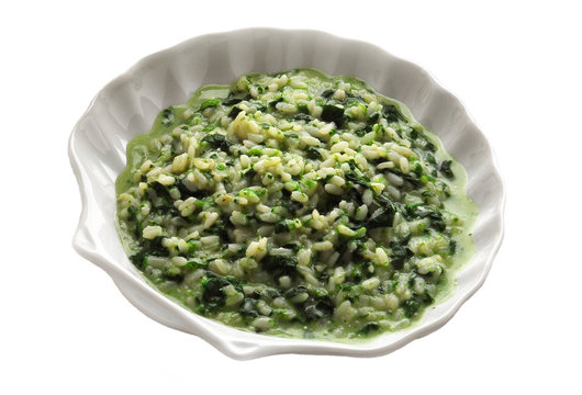 Arroz con espinacas