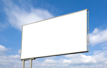 Blank billboard