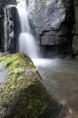 Waterfall in the Lumsdale valley, England