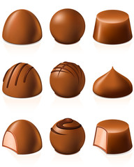 Chocolate candies