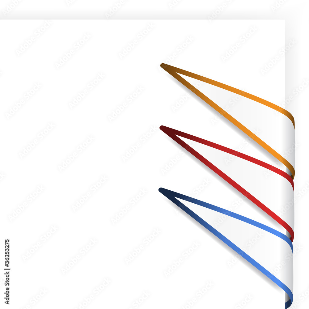 Poster vector navigation arrows - web template