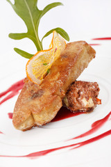 foie gras with sauce