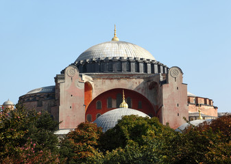 Fototapeta na wymiar Hagia Sofia, Istambuł, Turcja