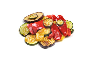 Grilled vegetables with olive oi