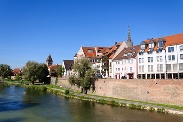 Fototapeta na wymiar Stare Miasto w Ulm, Niemcy