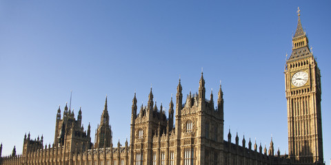 Fototapeta na wymiar Big Ben and Houses of Parliament London