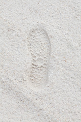 sand footprint