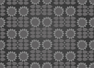 Hintergrund Tapete DDR 5 grau Sonnenblumen