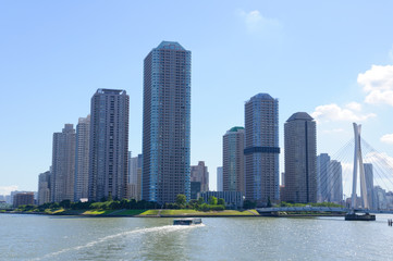 Naklejka premium Rivercity 21 in Tokyo