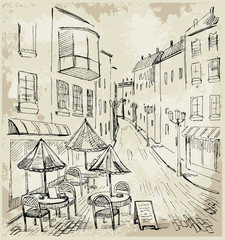 Straßencafé
