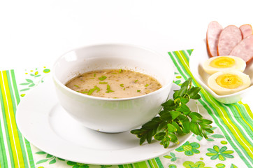 Zurek  ist eine herzhafte Polnische Suppe
