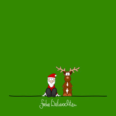weihnachtsmann & rentier II